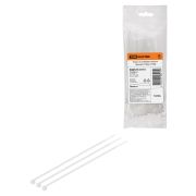 Хомут 2,5х200мм нейлон (белый) (100шт) TDM