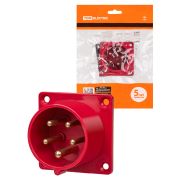 Вилка 615 скрытая 3Р+РЕ+N 16А 380В IP44 TDM