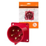 Вилка 625 скрытая 3Р+РЕ+N 32А 380В IP44 TDM