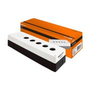 Корпус КП105(6) для кнопок, 5(6) мест, белый, IP54 TDM
