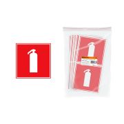 Знак 150х150мм «Огнетушитель» TDM