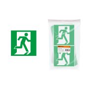 Знак «Выход здесь» (правосторонний) 150х150мм TDM