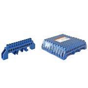 Шина «N» нулевая в изоляторе на DIN-рейку 8x12мм 12 групп TDM