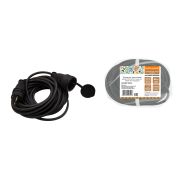 Удлинитель-шнур силовой каучук, КГ, IP44, штепс. гнездо с/з, 3500 Вт, 40 м Народный У1-12048