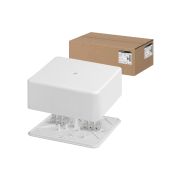 Коробка распаячная КР 100х100х44 ОП с клем. колодкой белая IP40 TDM