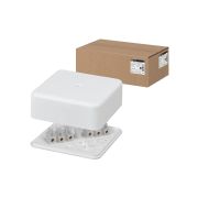 Коробка распаячная КР 75х75х28 ОП с клем. колодкой белая IP40 TDM