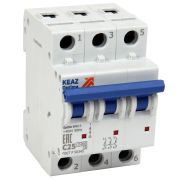 KEAZ Выключатель автоматический модульный OptiDin ВМ63-3C8-15-УХЛ3