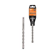 Бур по бетону, 12×160×100 мм, SDS-Plus, 4 резца, пластиковый держатель, 1 шт, «Рубин» TDM