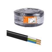 Кабель ВВГ-П нг(А) 3х1,5 ок(N, PE)-0,66 ГОСТ (разномер) TDM