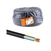 Кабель ВВГнг(А)-FRLS 3х1,5 ок(N, PE)-0,66 ГОСТ (разномер) TDM