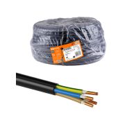 Кабель ВВГнг(А)-FRLS 5х2,5 ок(N, PE)-0,66 ГОСТ (разномер) TDM