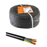 Провод ПВС 5х4 ГОСТ (разномер), черный TDM