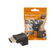 Переходник «АВП 4» штекер HDMI - гнездо HDMI угловой на 90 градусов, позолоченные контакты, TDM