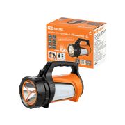 Фонарь светодиод. «Прожектор 10», аккум., 10 Вт LED+12 SMD+12 SMD, 350 лм, 3,7 В 2,4 А*ч, USB, TDM