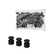 Изолятор пластиковый черный (100 шт) TDM