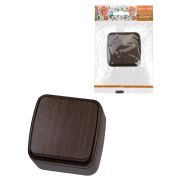 Выключатель 1-кл. открытой установки IP20 10А, венге «Дача» Народная