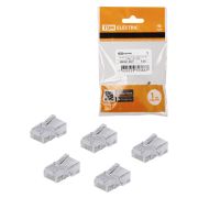 Разъем RJ-45 UTP для кабеля кат. 5Е, 8P8C (5 шт), TDM
