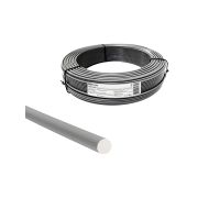 Проволока стальная горячеоцинкованная Ø8 мм (бухта 25 м) TDM