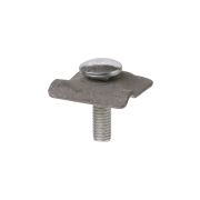 Держатель прижимной для металлических оснований 45х45 мм, М8, для прута Ø6-10 мм, термодиффузия (упак. 1 шт.) TDM