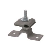 Держатель для гориз. и верт. поверхностей, высота 25 мм, для прута Ø6-10 мм, стальной зажим, термодиффузия (упак. 1 шт.) TDM