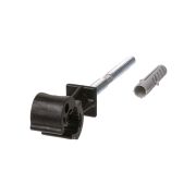 Держатель шпилька-саморез длина 160 мм, полимерный фиксатор с защелкой для прута Ø8-10 мм, гор. цинк. (упак. 1 шт.) TDM