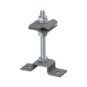 Держатель для гориз. и верт. поверхностей, высота со шпилькой 50 мм, для прута Ø6-10 мм, стальной зажим, термодиффузия (упак. 1 шт.) TDM