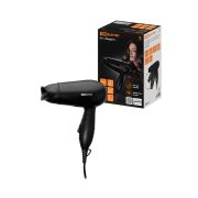 Фен «Сатурн 1», 1200 Вт, 2 режима работы, складная ручка, насадка-концентратор, черный, TDM