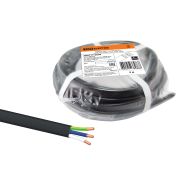 Кабель ВВГ-П нг(А) 3х2,5 ок(N, PE)-0,66 ГОСТ (5м) TDM