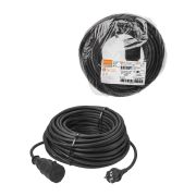 Удлинитель-шнур силовой каучук, КГ, IP44, штепс. гнездо с/з, 4000 Вт, 50 м Народный У1-12048