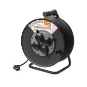 Удлинитель силовой УХз16-004 (метал. катушка, 4 места IP44/30 м КГ 3500 Вт) Народный УС1-43128