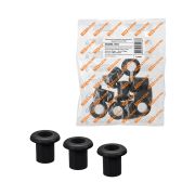 Изолятор проходной пластиковый черный (10 шт) TDM