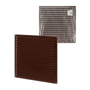 Решетка металл. усиленная 450х450, коричневая, с покрытием полимерной эмалью, TDM