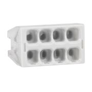 KEAZ Клемма строительно-монтажная OptiKit СМК 2273-248 (с пастой) 8 отверстий 0,5-2,5 мм2