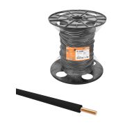 Провод ПуВнг(А)-LS 1х2,5 ГОСТ на катушке (500м), черный TDM