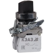 KEAZ Переключатель КПЕ2520РС-черный-2но+0нз-ручка-фикс-3поз-IP54-КЭАЗ