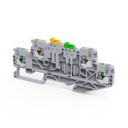 KEAZ Клемма 2х-ярусная push-in OptiClip CPDLK-2,5-2L-MT-N-I-серый