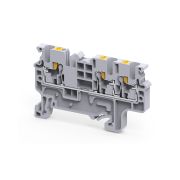 KEAZ Клемма с 3-мя контактами push-in OptiClip СP-2,5-TRIPLET-I-серый