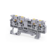 KEAZ Клемма с 4-мя контактами push-in OptiClip СP-2,5-QUATTRO-(0,2-2,5)-I-серый