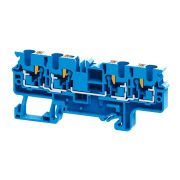 KEAZ Клемма с 4-мя контактами push-in OptiClip СP-4-QUATTRO-(0,2-4)-I-BU-синий