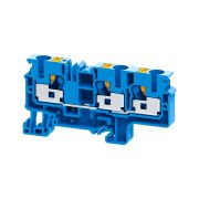 KEAZ Клемма с 3-мя контактами push-in OptiClip СP-10-TRIPLET-I-BU-синий