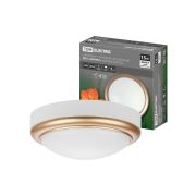 Светильник накладной LED ДПО «Антарес» 15Вт 6500К круг 180*66 мм мат.золото IP54 TDM