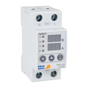 KEAZ Реле напряжения OptiRel D PVС-32 с ЖК-дисплеем и контролем тока 32 А