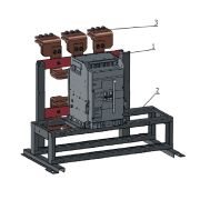 KEAZ Блок замены автоматического выключателя-АВМ10СВ/НВ-OptiMat A-630-S2-3P-85-D-MR8.1-B-C2200-M2-P01-S1-03