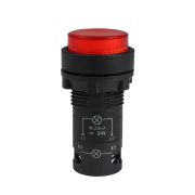 KEAZ Кнопка с подсветкой OptiSignal Compact D22 C7-PL-B401 красная 1НЗ 24 В AC/DC XB7NW34B2
