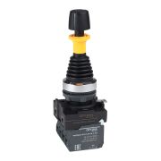 KEAZ Джойстик OptiSignal D22 C5-J4FB-240 пластиковый 4 положения 4НО с фиксацией с блокировкой