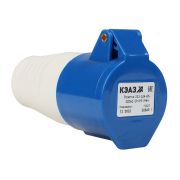 KEAZ Розетка кабельная 213-16А-6h-220AC-2P+PE-IP44