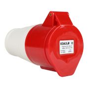 KEAZ Розетка кабельная 225-32А-6h-380AC-3P+PE+N-IP44