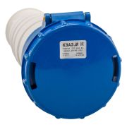 KEAZ Розетка кабельная 233-63А-6h-220AC-2P+PE-IP67